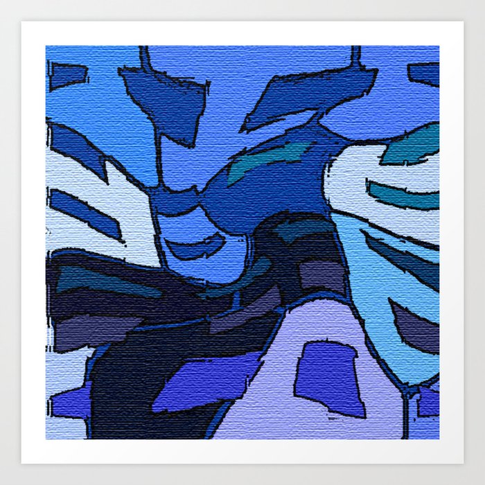 Blue Alto Art Print