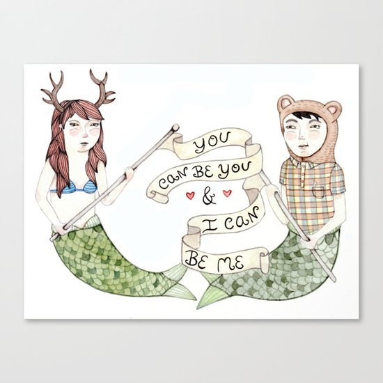 You Can Be You Canvas Print