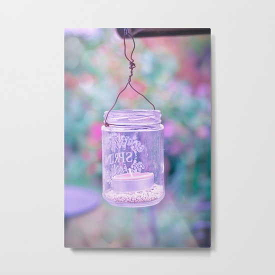 PURPLE SPRING Metal Print