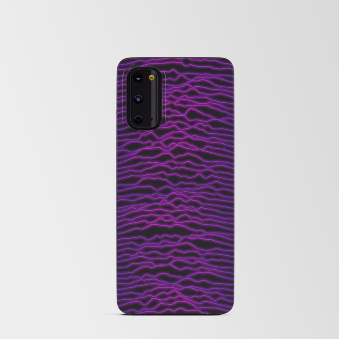 Neon Waveform Android Card Case