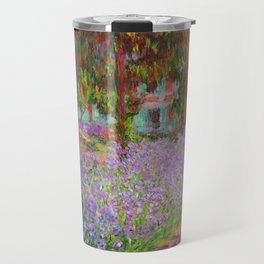 Claude Monet "The Artist's Garden at Giverny" Travel Mug