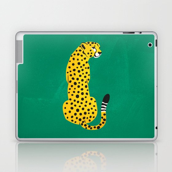 The Stare: Golden Cheetah Edition Laptop & iPad Skin