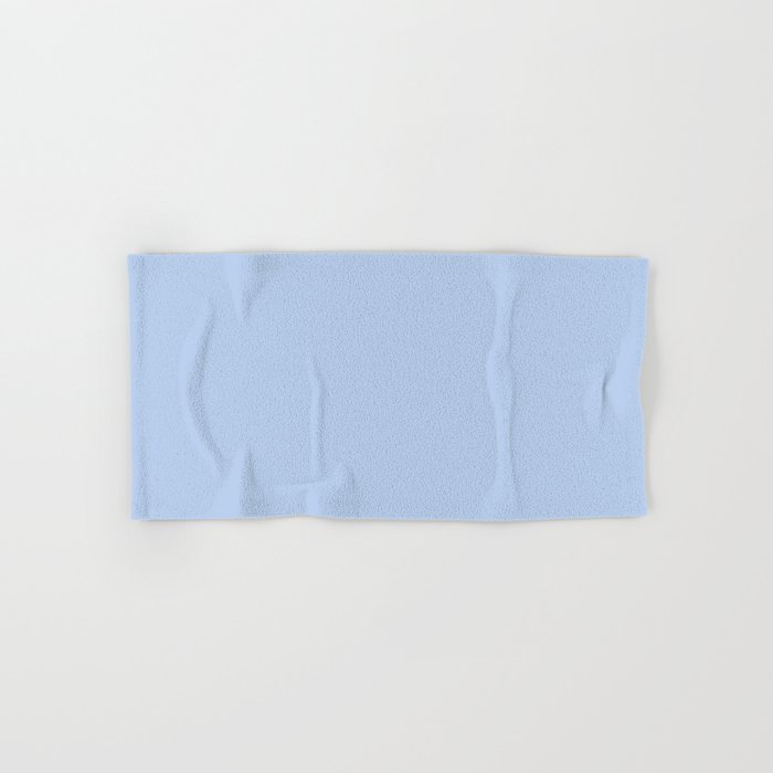Solid Angel Blue Pastel Simple Solid Color All Over Print Hand & Bath Towel