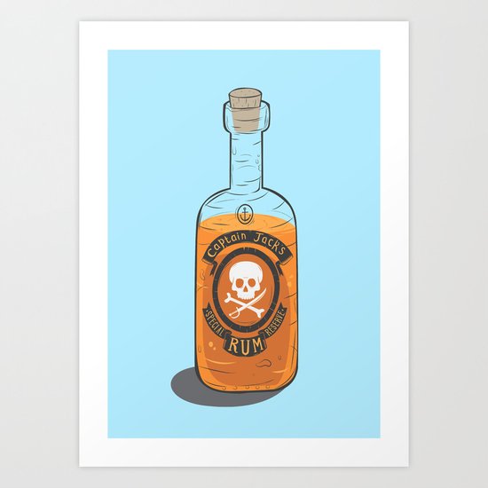 Captain Jack's Special Rum Reserve Art Print