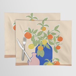 Vintage Vases with Oranges Placemat