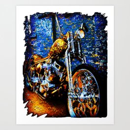 motorcycle Art Print