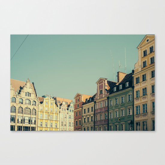 Wroclaw City Center Canvas Print
