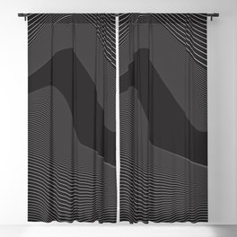 Line Waves DIGITAL TRENCH Blackout Curtain