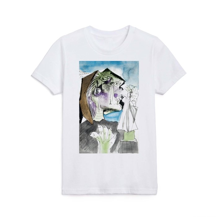 Picasso - The Weeping Woman - 1937 Artwork Reproduction Kids T Shirt