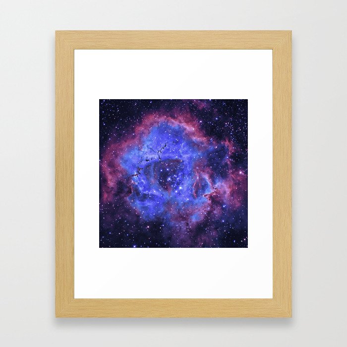 Supernova Explosion Framed Art Print