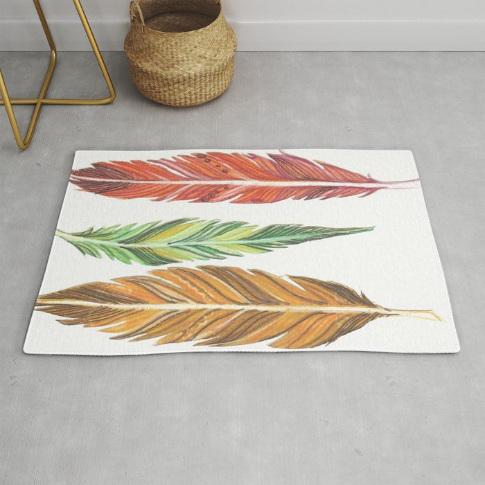 Feathers Rug