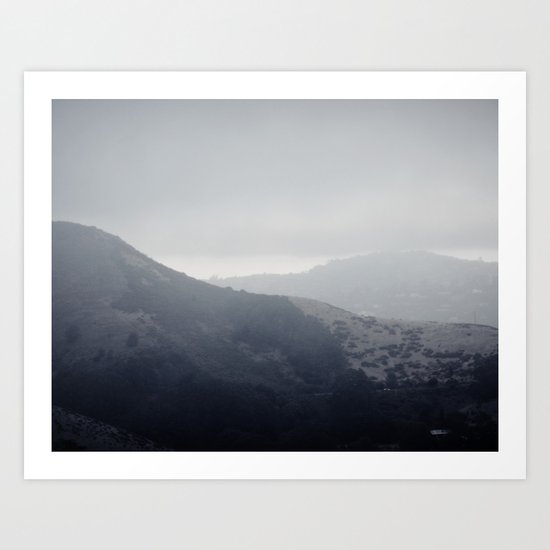 California Fog. Art Print