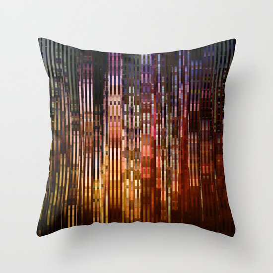 Metropolis Throw Pillow