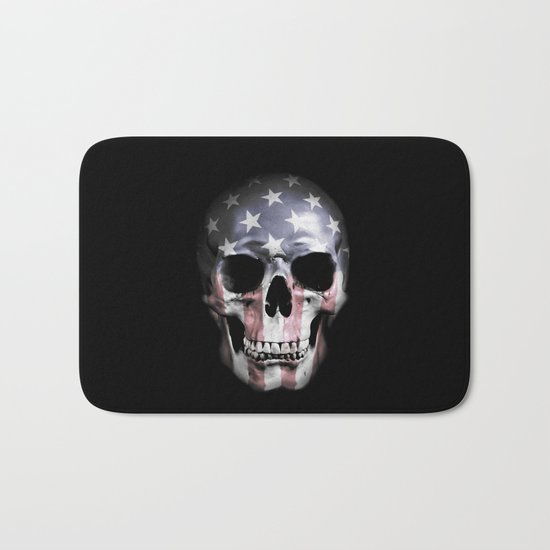 American Skull Bath Mat