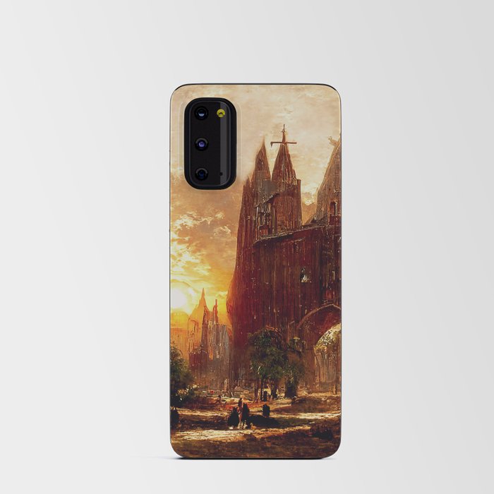 Medieval Fantasy Town Android Card Case