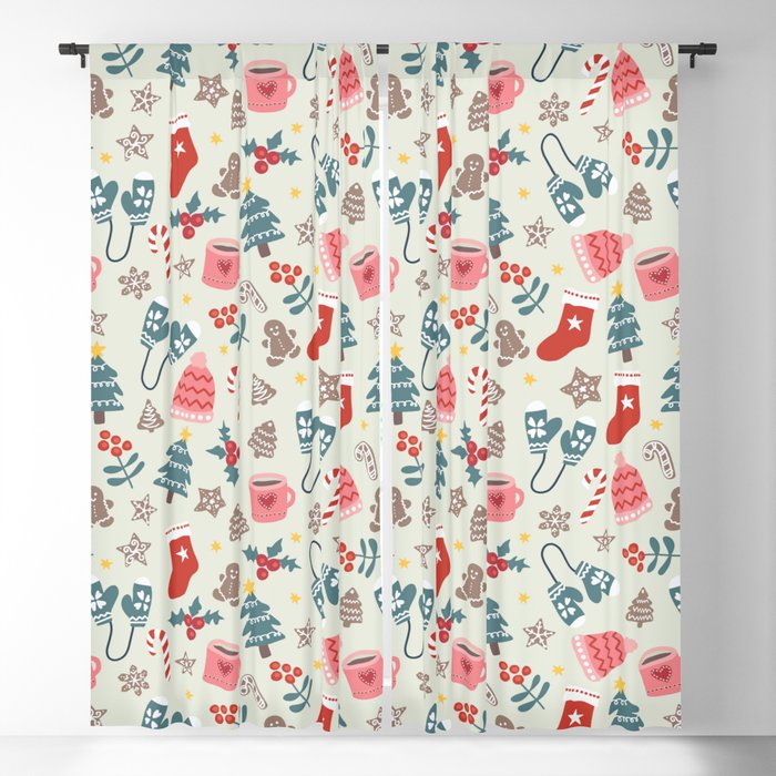 Hygge Christmas Time Blackout Curtain