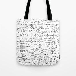 Math Equations Tote Bag