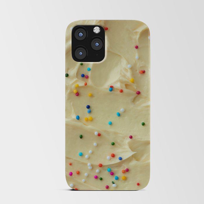 Vanilla Cake Frosting & Sprinkles  iPhone Card Case