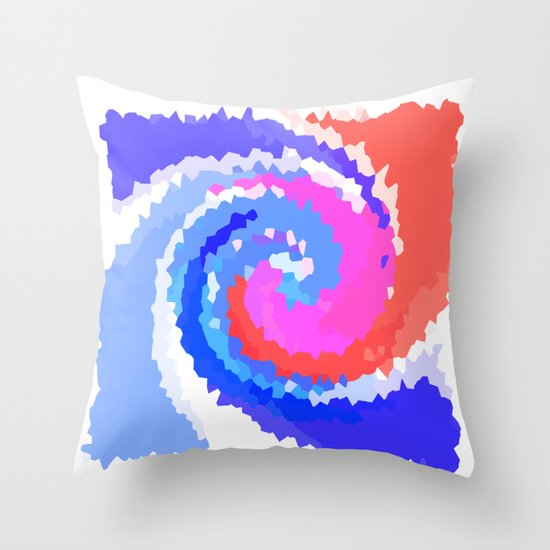 Twirly Whirly Throw Pillow