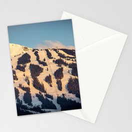 Whistler Blackcomb - Ski Slopes  Stationery Card