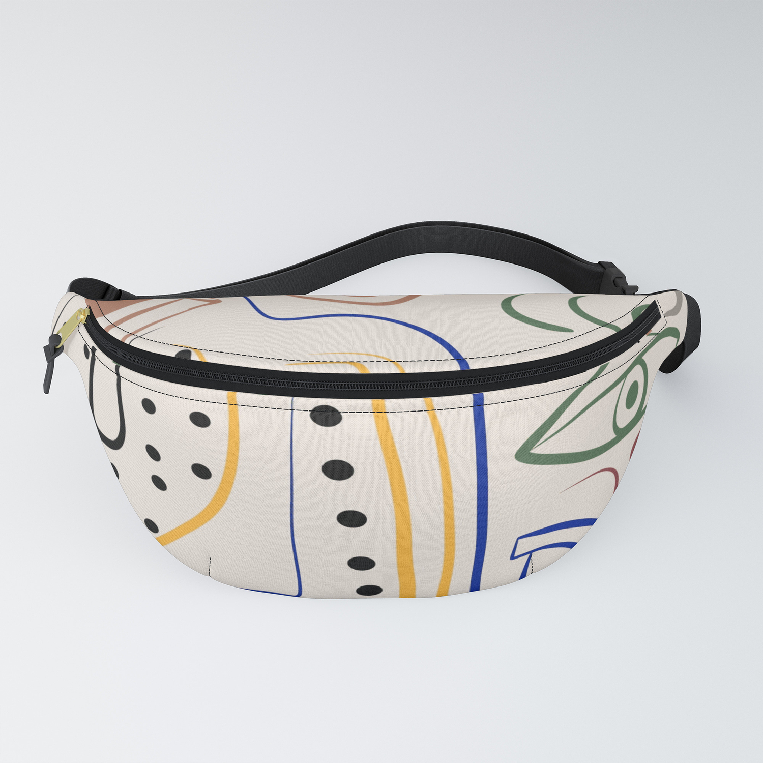 maroon fanny pack