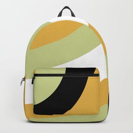 Abstract digital art bend design Backpack