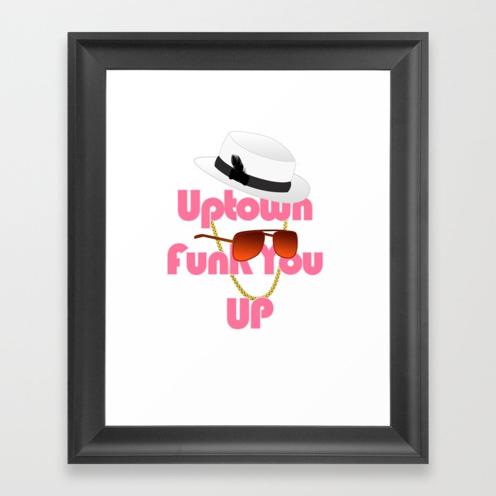Uptown Funk Framed Art Print