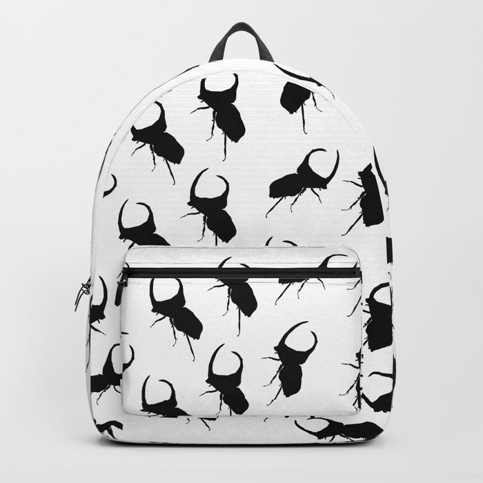 Black Beetle Pattern  Backpack