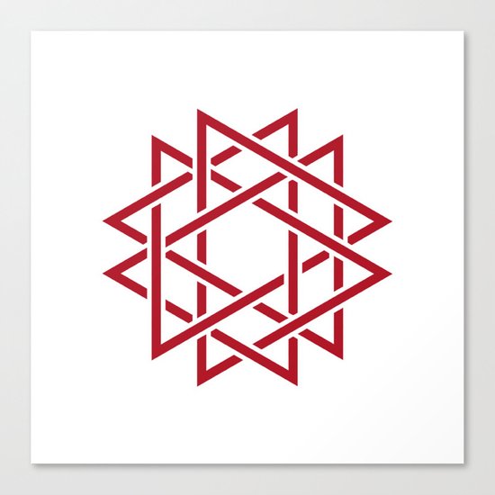 #382 Thorns – Geometry Daily Canvas Print