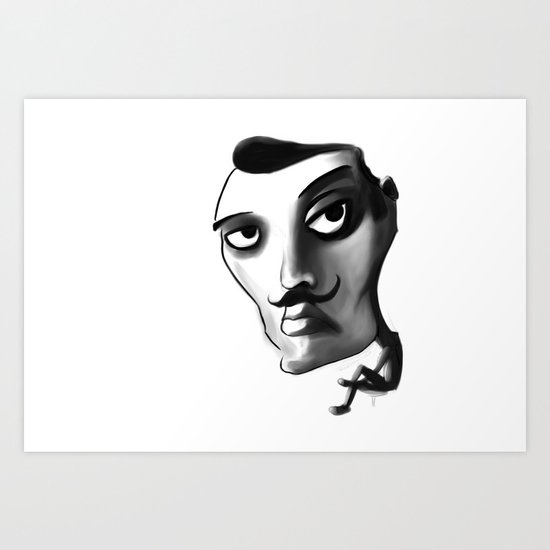 Imposter with a fake M... Art Print