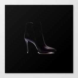 black shoes Canvas Print