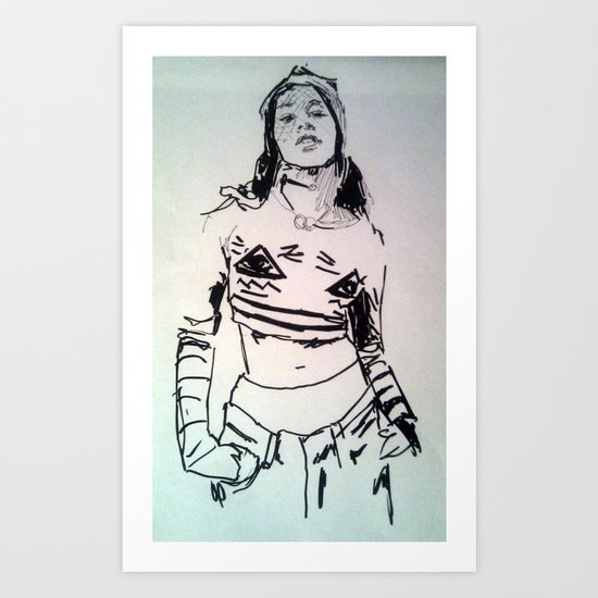Azelia Art Print