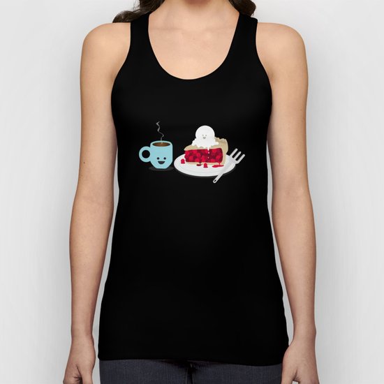 Coffee and Pie Unisex Tank Top
