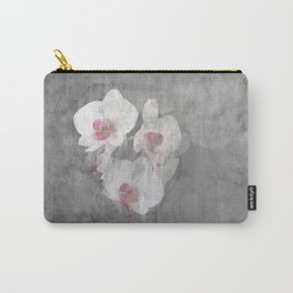 Vanda Limbata Carry-All Pouch | Minimalism, Oil, Orchid, Painting, Realism, Acrylic, Flowers, Digital, Vintage, Surrealism 