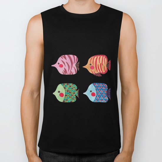 Butterflyfish Biker Tank