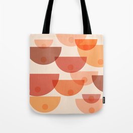 Mid Century Boobs Abstract Tote Bag