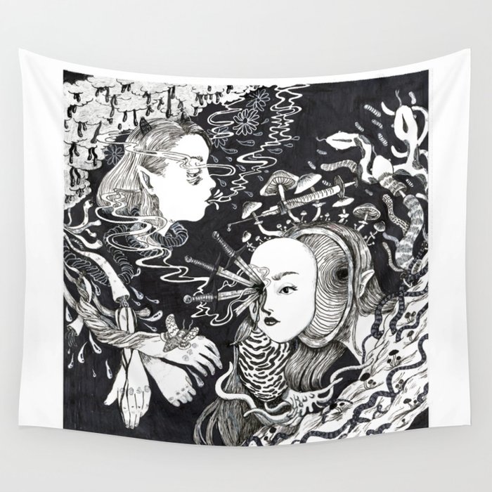 equivocal Wall Tapestry