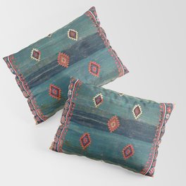 Sivas Antique Turkish Niche Kilim Print Pillow Sham