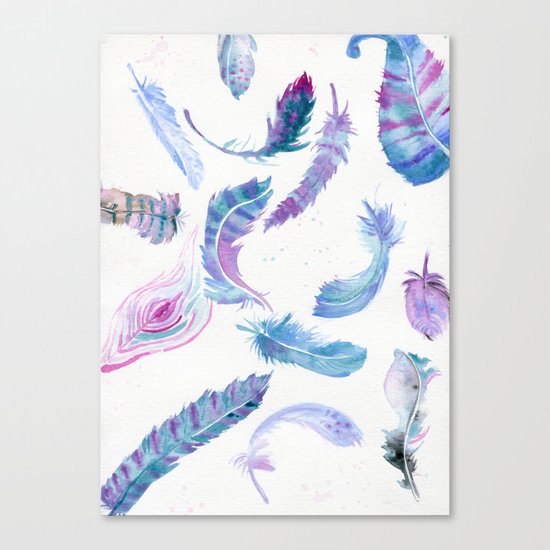 Magic Feathers Canvas Print