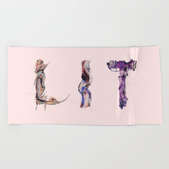 Lit Beach Towel