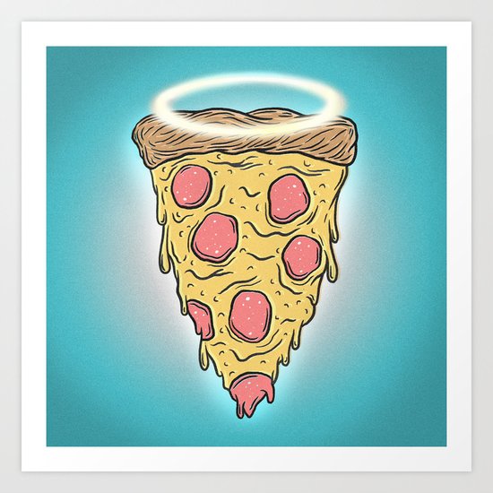 St. Pizza Art Print