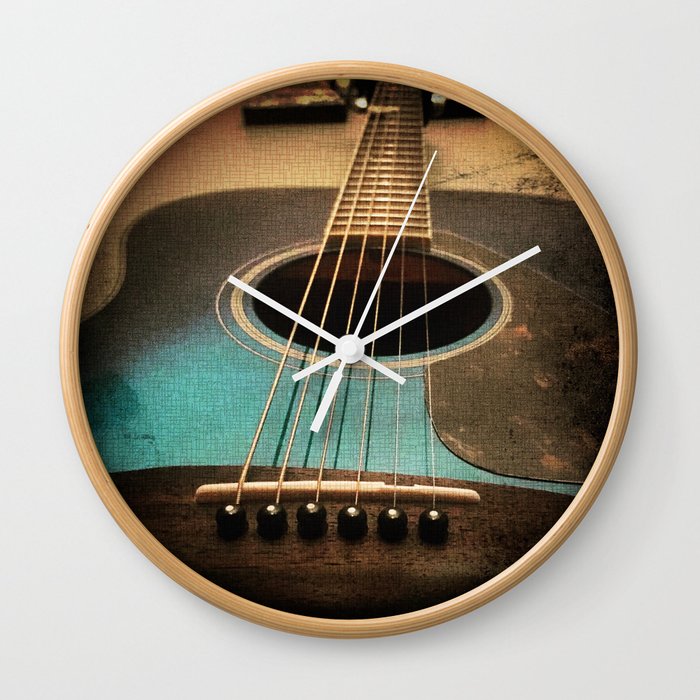 Midnight Strum Wall Clock