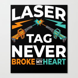 Laser Tag Game Outdoor Indoor Player Canvas Print