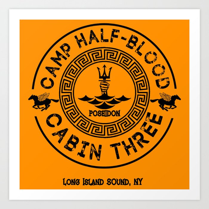 Percy Jackson - Cabin 3 Percy Jackson Sticker Png,Camp Half Blood Logo -  free transparent png images 