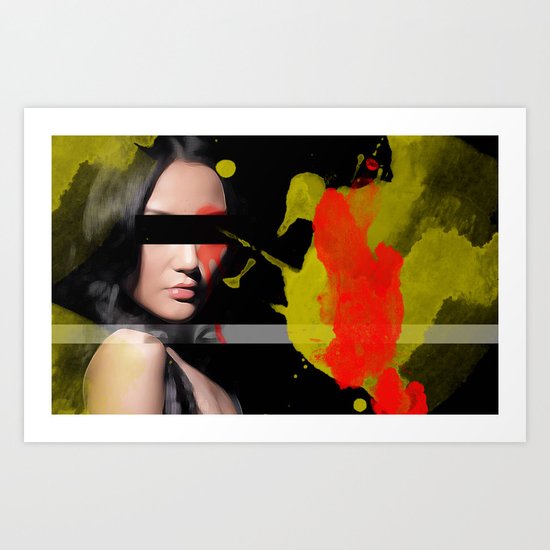 China Girl Art Print