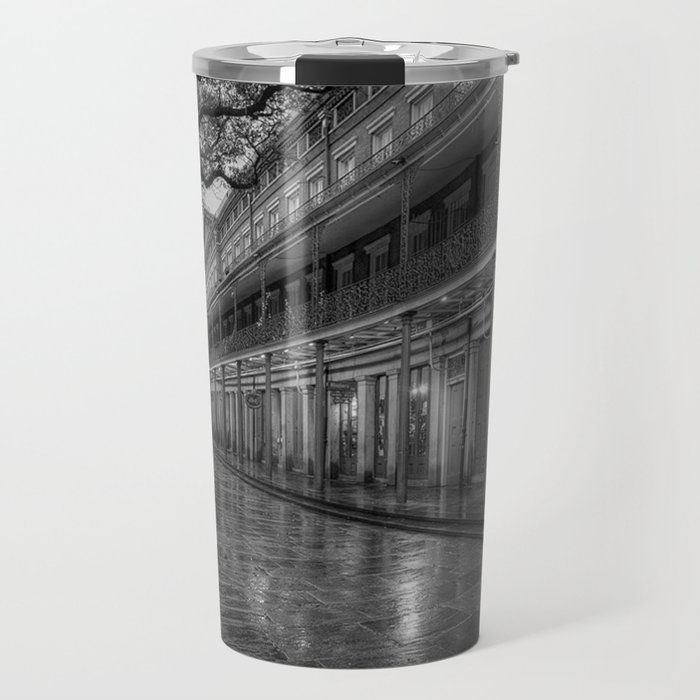 New Orleans, French Quarter, Jackson Square black and white photograph / black and white photography Travel Mug