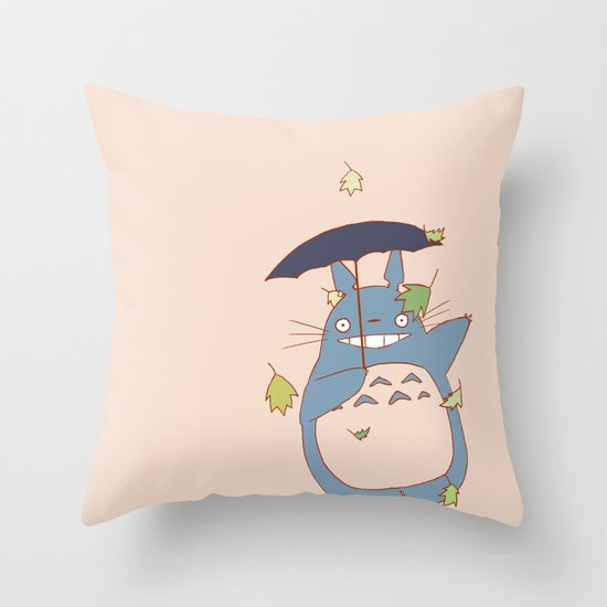 Totoro Throw Pillow