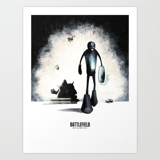 Battlefield - Megaman 2 Art Print
