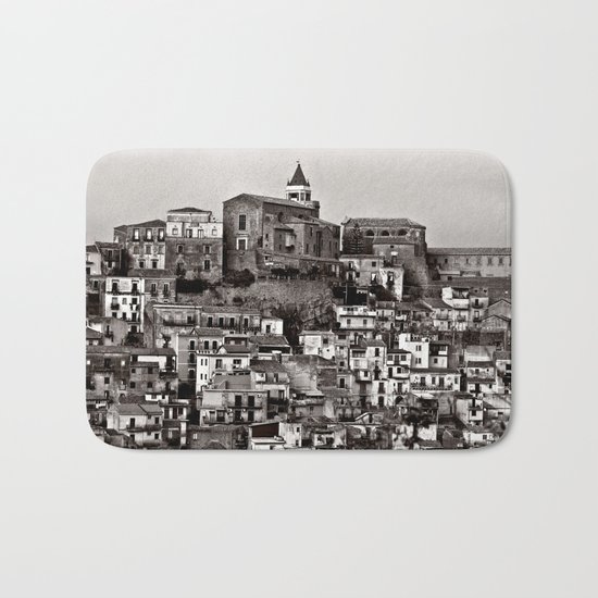 Sicilian Mountain Village Bath Mat