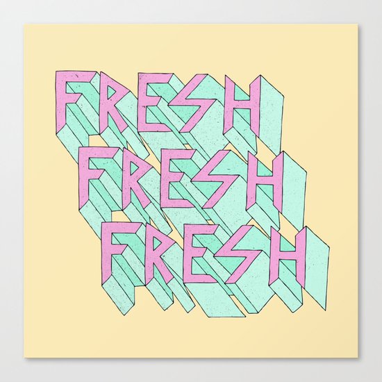 Fresh Canvas Print